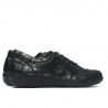 Scarpe casual donna 698 nero perlaceo