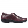 Scarpe casual donna 698 bordeaux perla