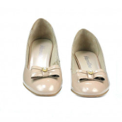 Scarpe eleganti donna 1270 vernice avorio