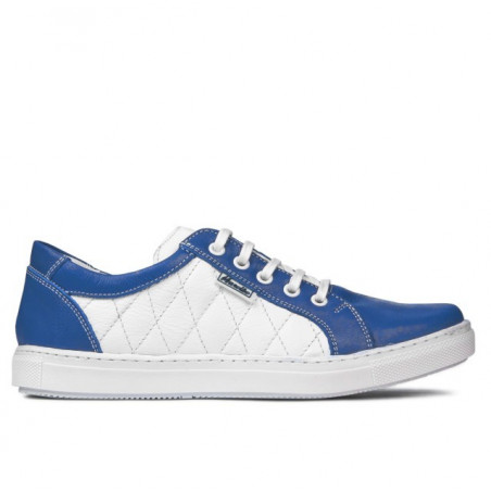 Scarpe sportive donna 648 indaco+bianco