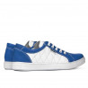 Scarpe sportive donna 648 indaco+bianco
