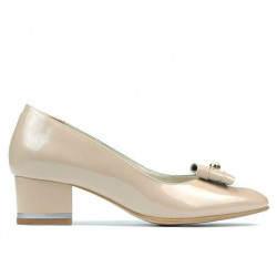 Scarpe eleganti donna 1270 vernice avorio