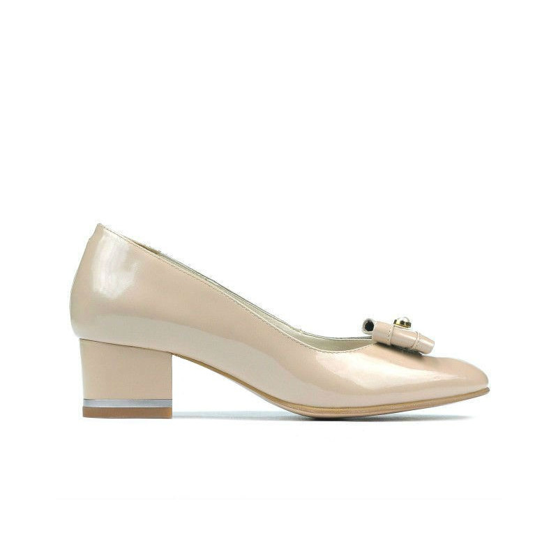 Scarpe eleganti donna 1270 vernice avorio