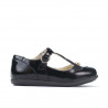Scarpe per bambini piccoli 63c vernice nera combinata