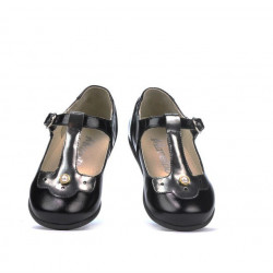 Scarpe per bambini piccoli 63c vernice nera combinata