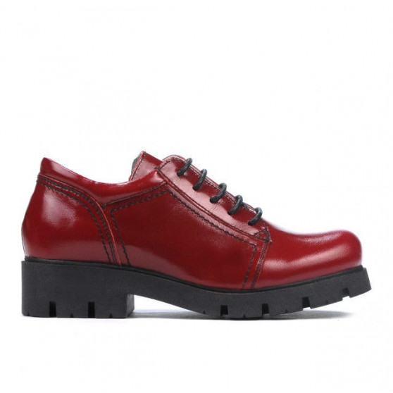 Scarpe bambini 158 vernice bordeaux