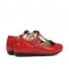 Scarpe per bambini piccoli 63c vernice rossa combinata