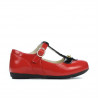 Scarpe per bambini piccoli 63c vernice rossa combinata