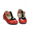 Scarpe per bambini piccoli 63c vernice rossa combinata