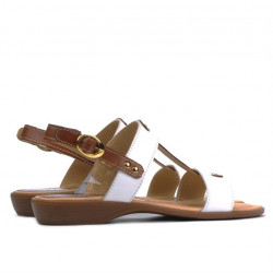 Sandali donna 5048 bianco combinato