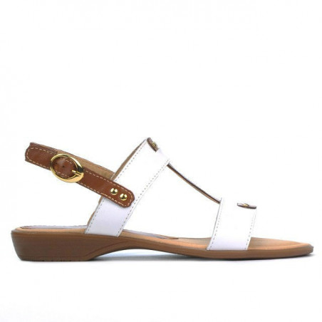 Sandali donna 5048 bianco combinato