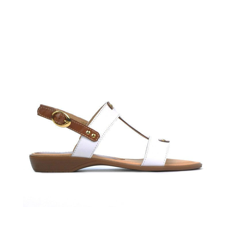 Sandali donna 5048 bianco combinato