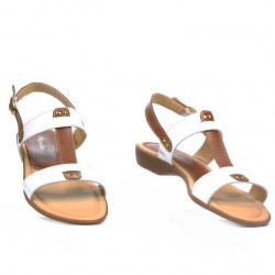 Sandali donna 5048 bianco combinato