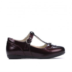 Scarpe bambini piccoli 63c vernice bordeaux