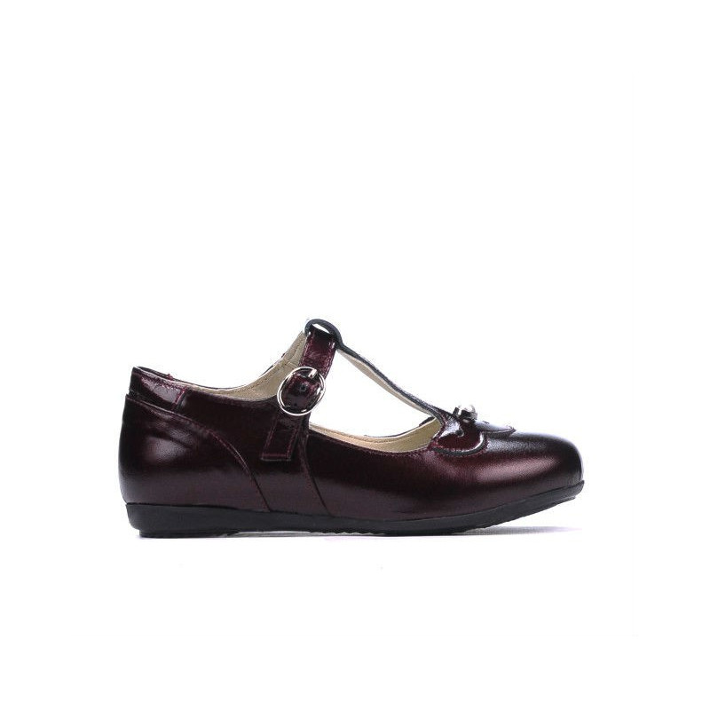 Scarpe bambini piccoli 63c vernice bordeaux