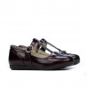 Scarpe bambini piccoli 63c vernice bordeaux