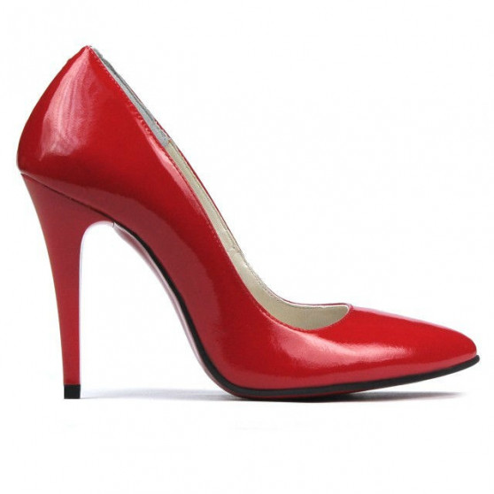Scarpe eleganti donna 1241 vernice rossa