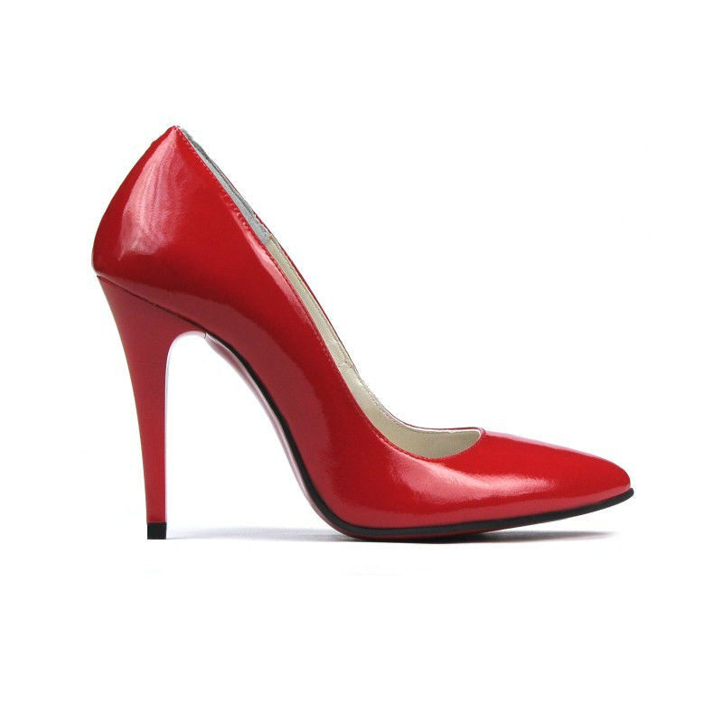 Scarpe eleganti donna 1241 vernice rossa