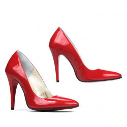 Scarpe eleganti donna 1241 vernice rossa