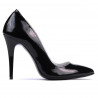 Scarpe eleganti donna 1241 vernice nera