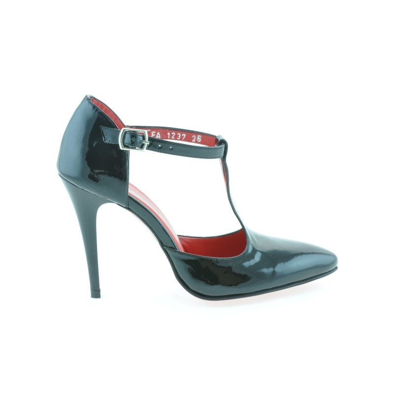 Sandali donna 1237 vernice nera