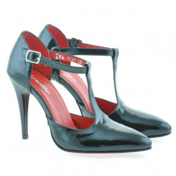 Sandali donna 1237 vernice nera