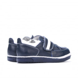 Scarpe per bambini piccoli 64c indigo+bianco