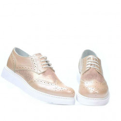 Scarpe casual da donna 663-2 polvere perla combinato