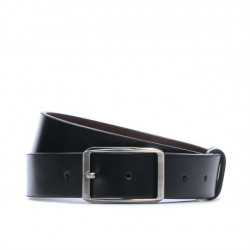 Cintura uomo 09b bicolore nero+marrone