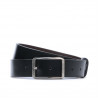 Cintura uomo 09b bicolore nero+marrone