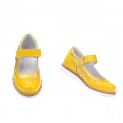Scarpe per bambini 153 giallo combinato