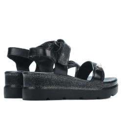 Sandali donna 5051 nero combinato