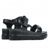 Sandali donna 5051 nero combinato