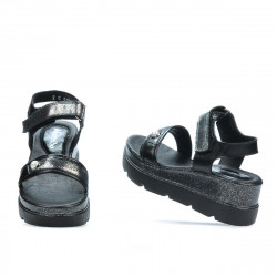 Sandali donna 5051 nero combinato