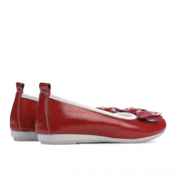 Scarpe per bambini 141 vernice rossa