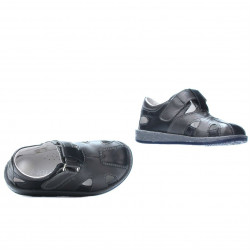 Scarpe per bambini piccoli 07-1c indaco+grigio