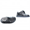 Scarpe per bambini piccoli 07-1c indaco+grigio