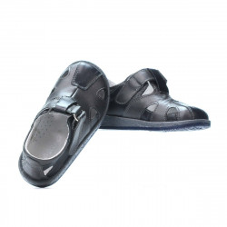 Scarpe per bambini piccoli 07-1c indaco+grigio