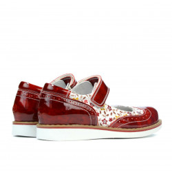 Scarpe bambini 153 vernice rossa