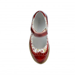 Scarpe bambini 153 vernice rossa