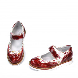Scarpe bambini 153 vernice rossa