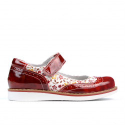 Scarpe bambini 153 vernice rossa