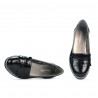 Scarpe casual donna 699 vernice nera combinata