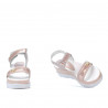 Sandale donna 5051 polvere perlato combinato