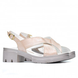 Sandali donna 5052 cipria perlata