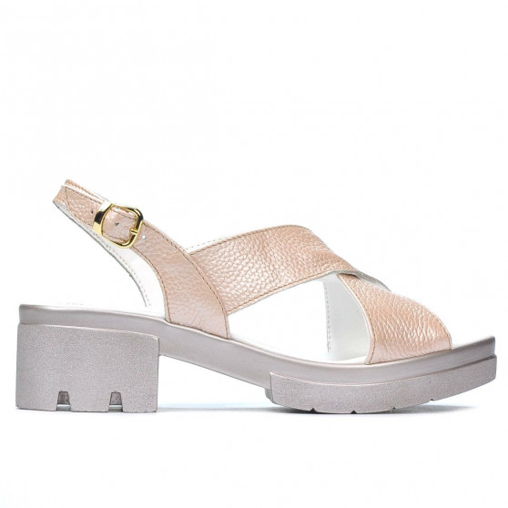 Sandali donna 5052 cipria perlata