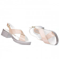Sandali donna 5052 cipria perlata