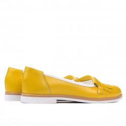 Scarpe casual donna 699 giallo combinato
