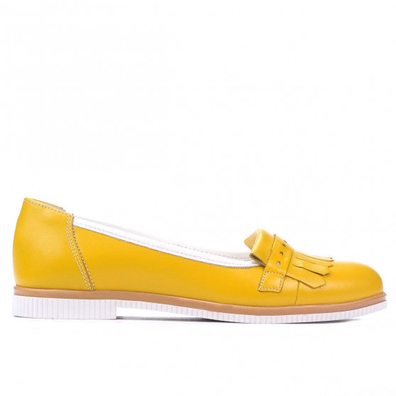 Scarpe casual donna 699 giallo combinato