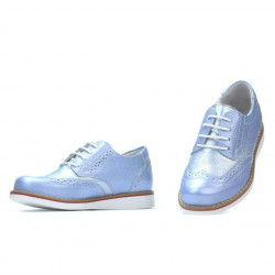Scarpe bambini 154 blu perla combinato